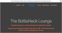 Desktop Screenshot of bottlenecklounge.com